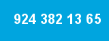 924 382 13 65